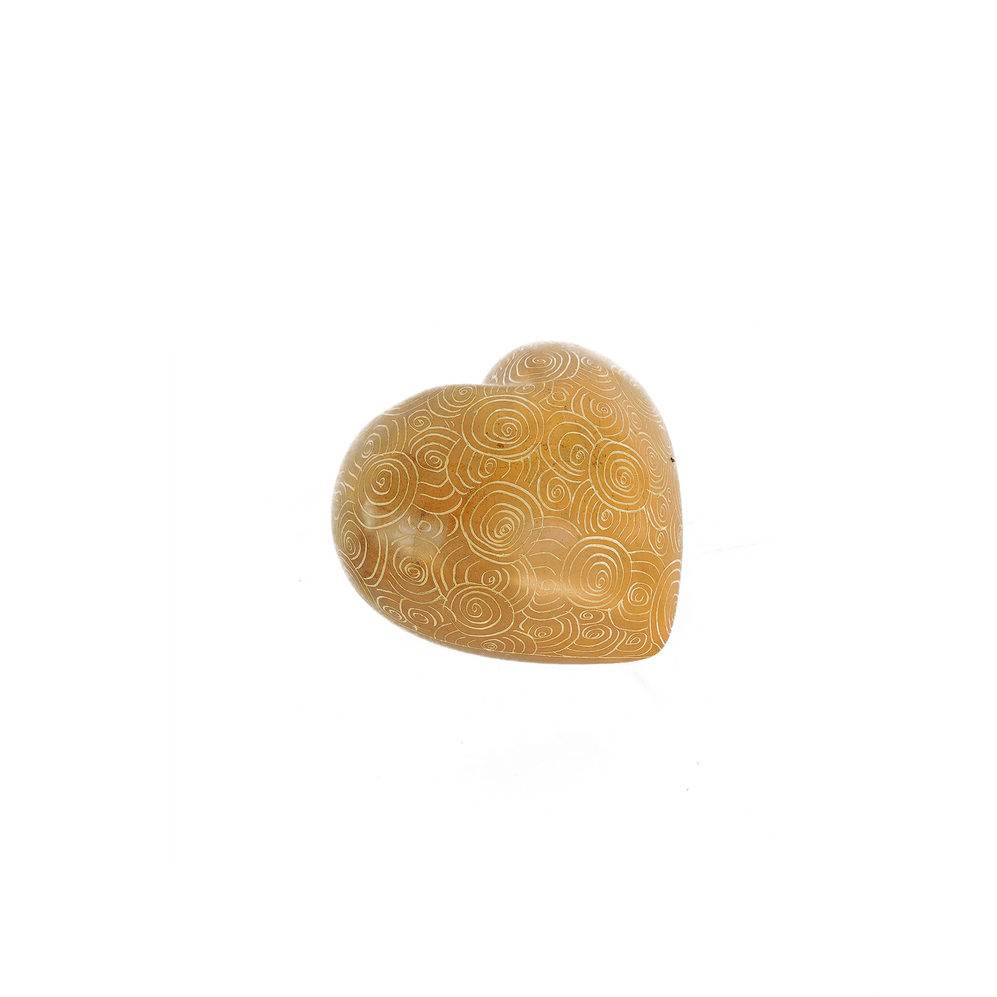 Heart Soapstone Carvings (Biege)
