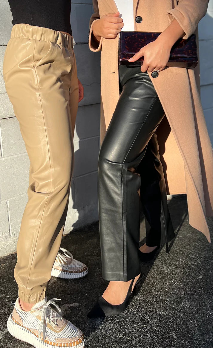Vegan Leather Pants - Charm