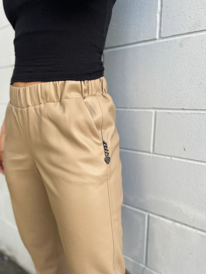 Vegan Leather Pants - Charm