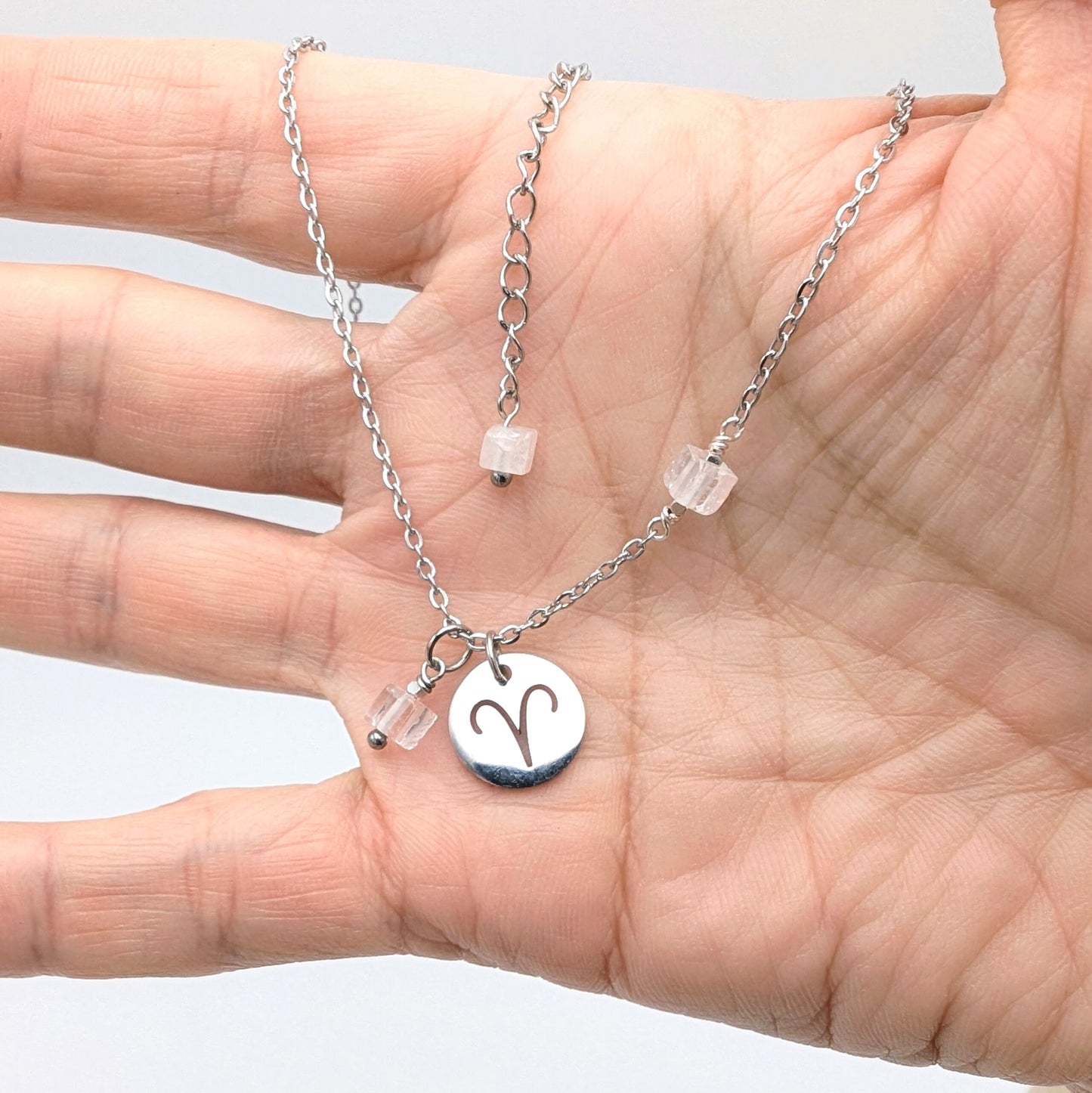 Zodiac Sign Necklace- Aries Mar 21- Apr 19