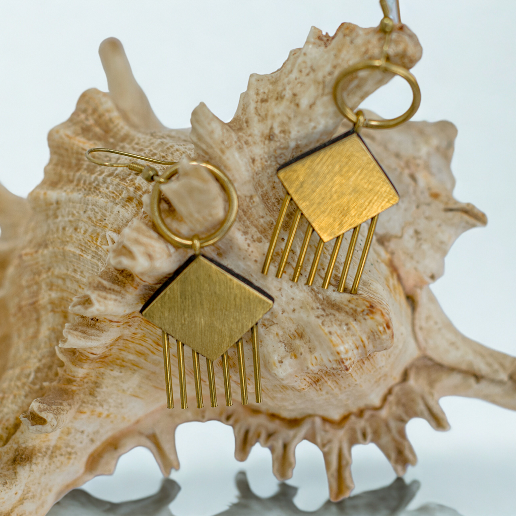 Diamond Fringe Earrings