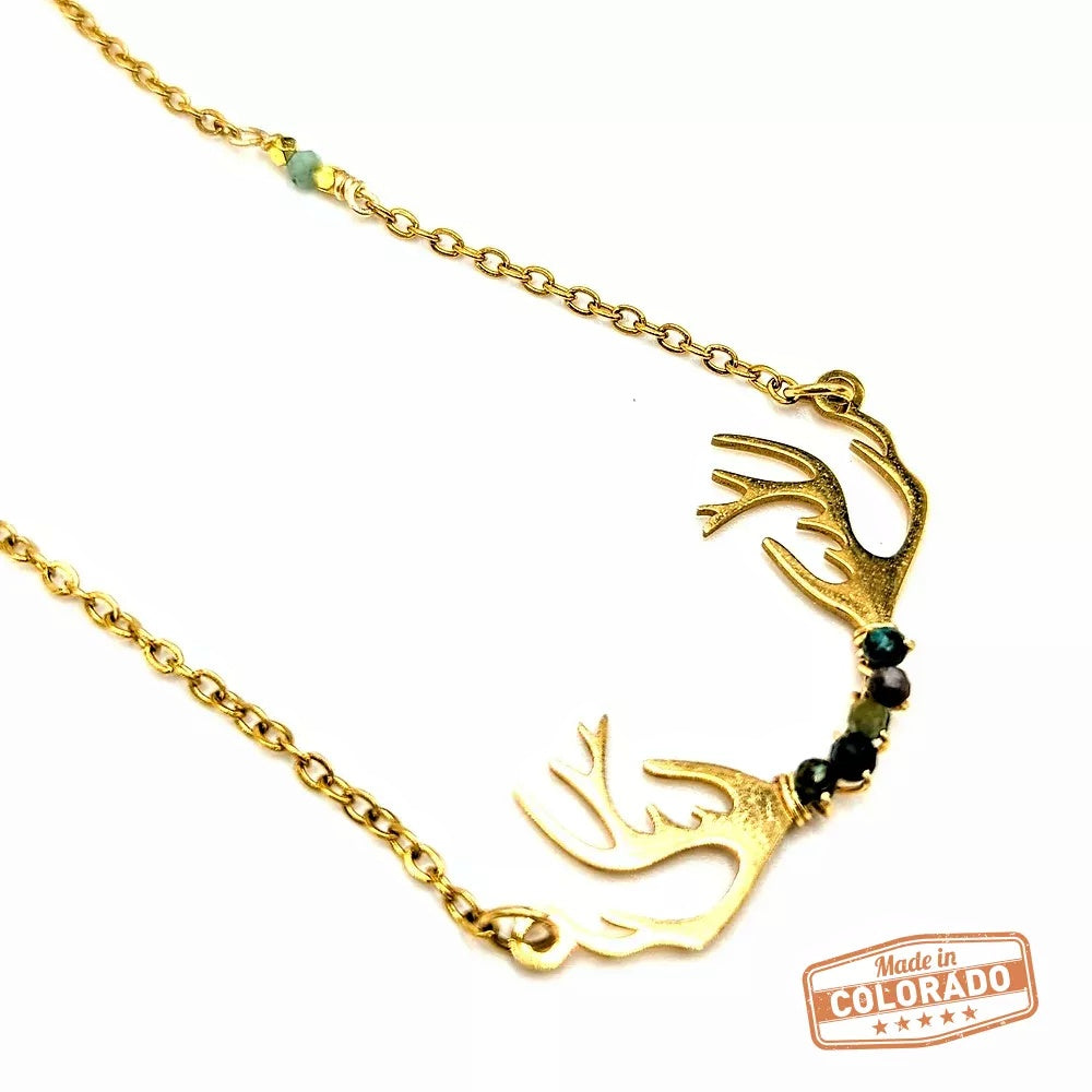 Yurima antler necklace
