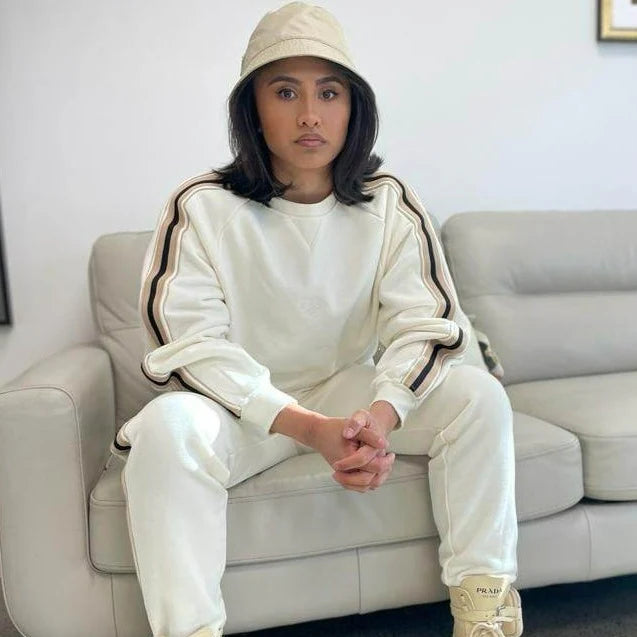 Classic Crewneck Tracksuit - Honey
