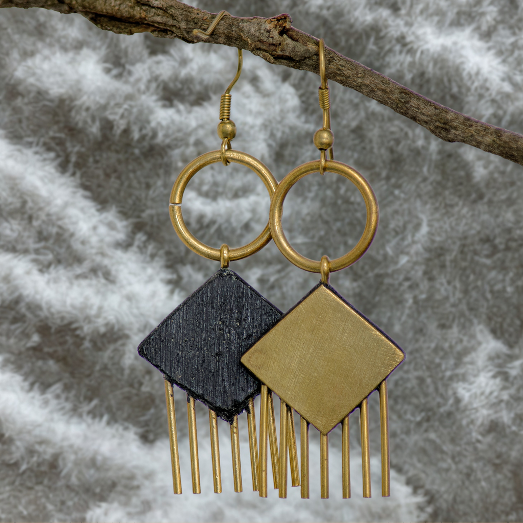 Diamond Fringe Earrings