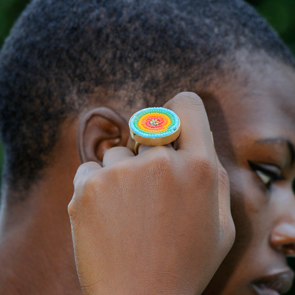 Jua Beaded Ring