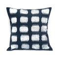 Pillow Cover - Tribal Cloth Indigo Spike