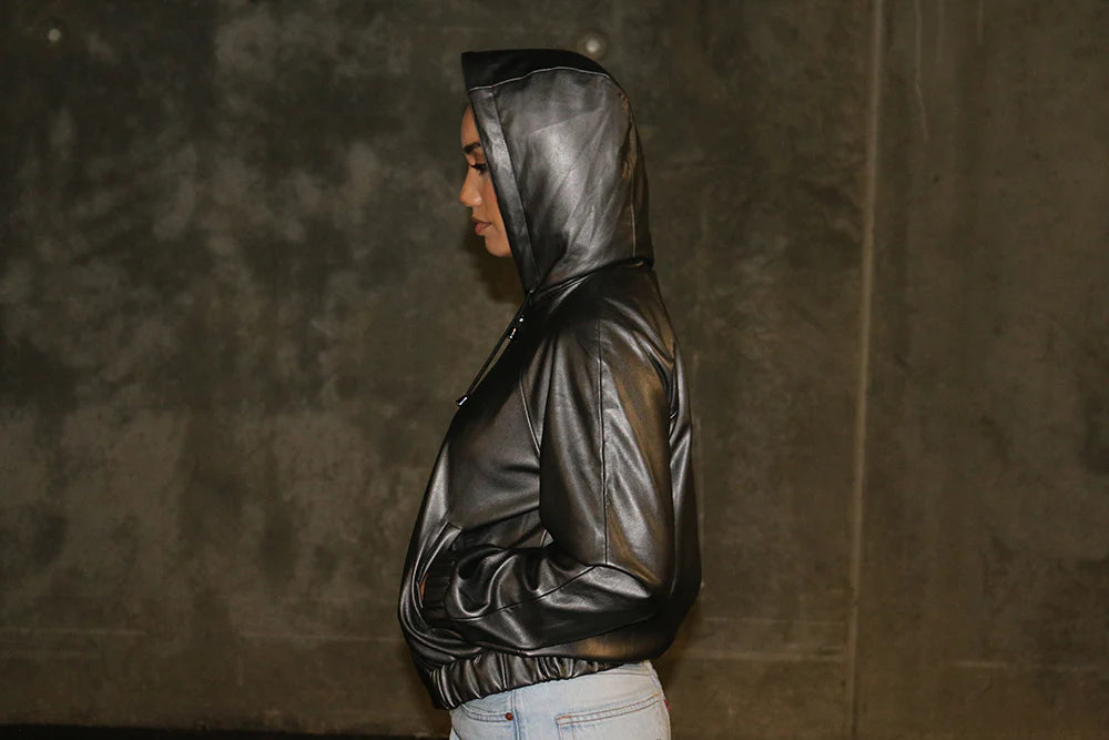 Vegan Leather Jacket - Charm