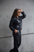 Vegan Leather Tracksuit - Charm