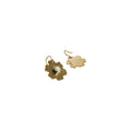 CM Flower Brass Earring (Short)