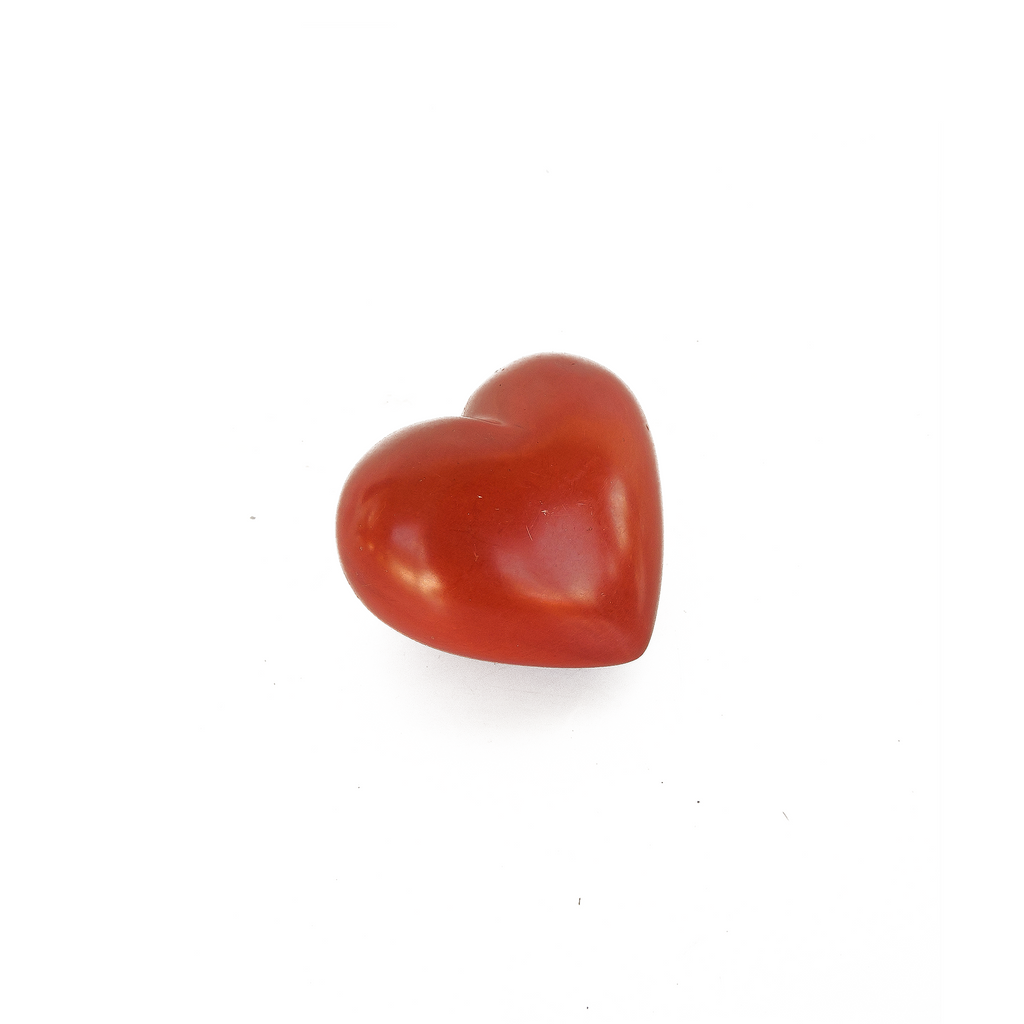 Heart Soapstone Carvings (Red)