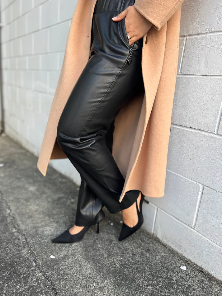 Vegan Leather Tracksuit - Charm