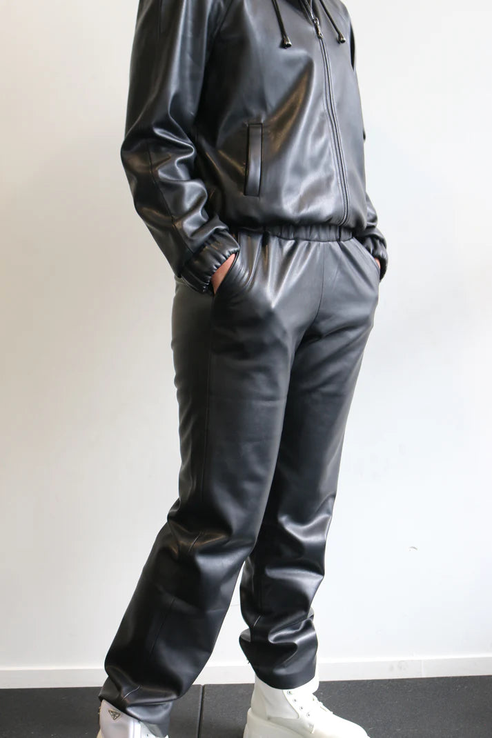Vegan Leather Tracksuit - Charm