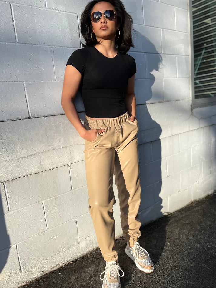 Ngākau Charm Vegan Leather Pants