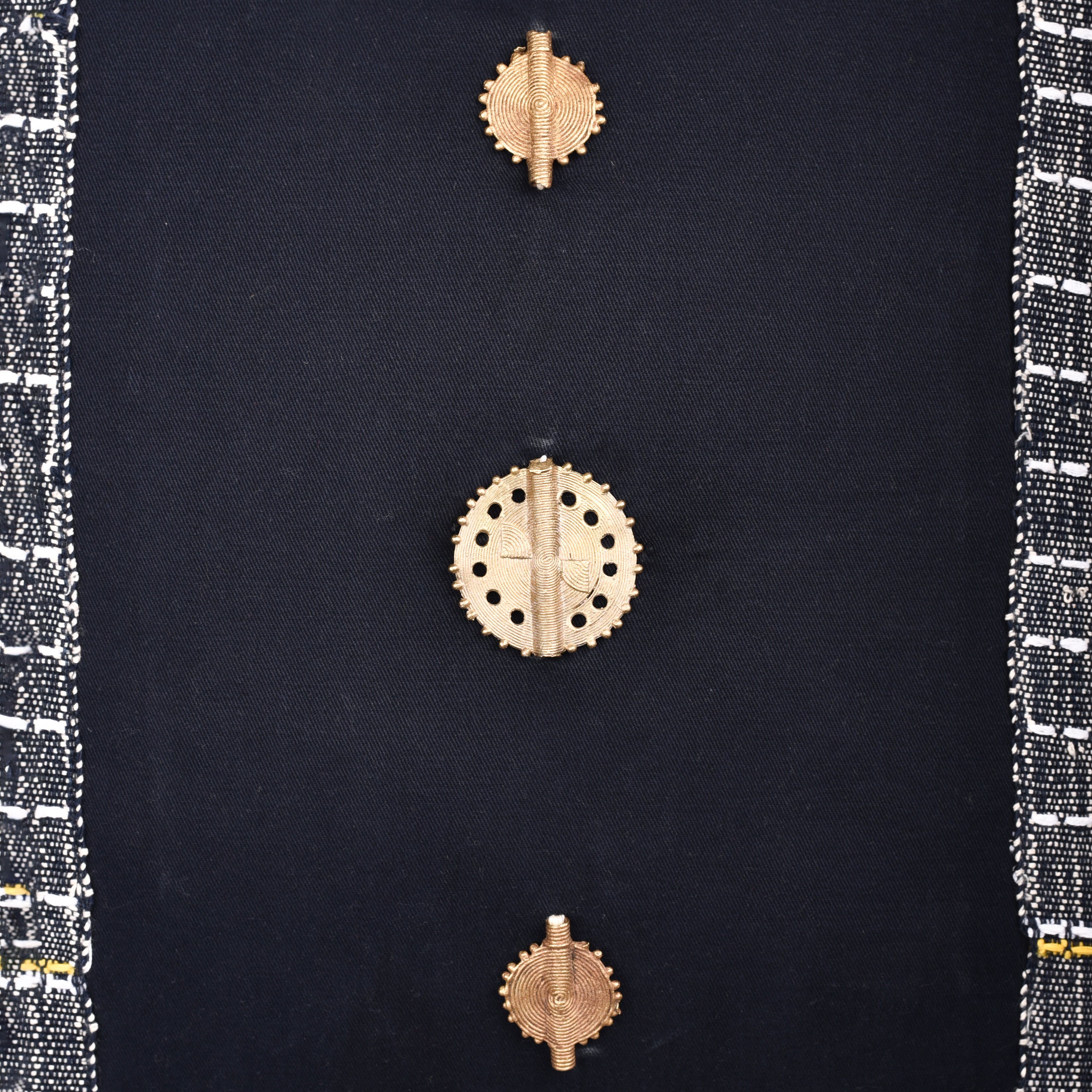 The Senufo Blue | Senufo Handwoven Cushion Cover