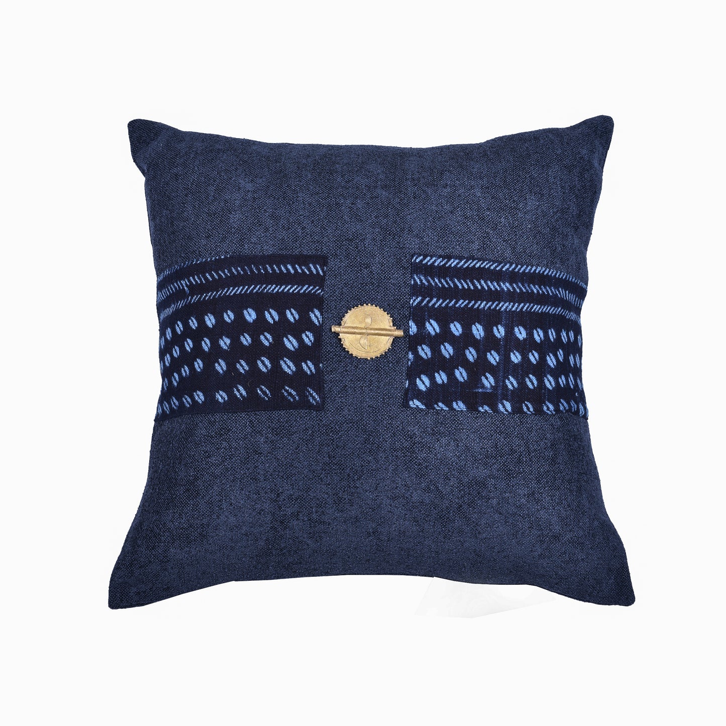 The Etta Indigo | Bogolan Handwoven Cushion Cover