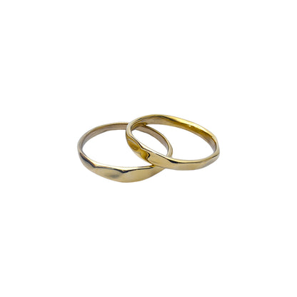 Para Wide Brass Bracelet Gold –  Handcrafted Brass Jewelry for Women