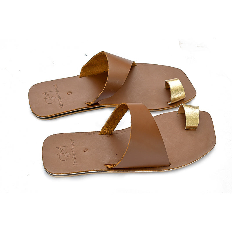 Voi one toe leather sandals