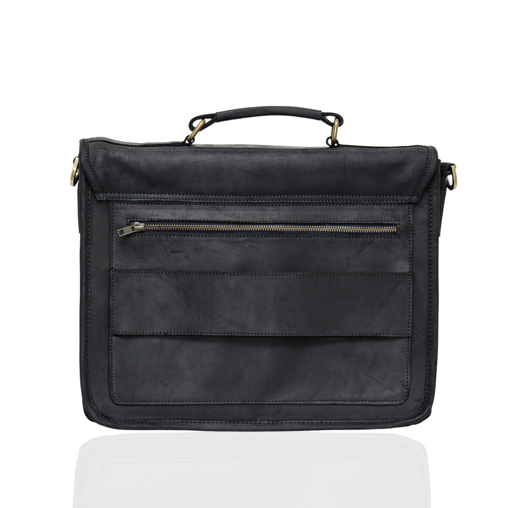 Wafula leather briefcase