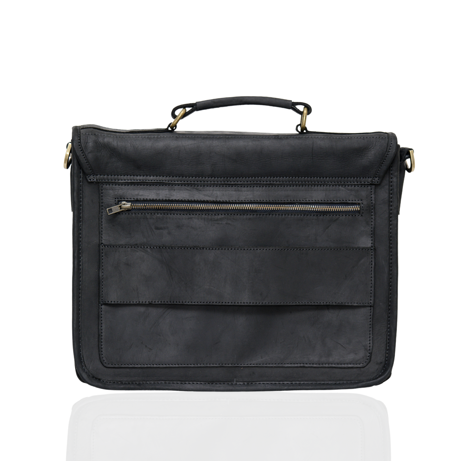 Wafula leather briefcase