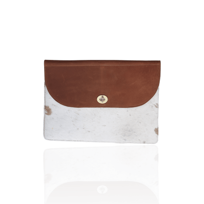 Inga Folio Laptop Sleeve (Hair on)