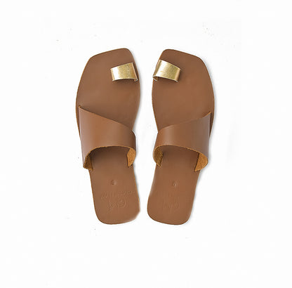 Voi one toe leather sandals