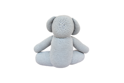 Tembo Crotched Elephant Doll - Silver grey