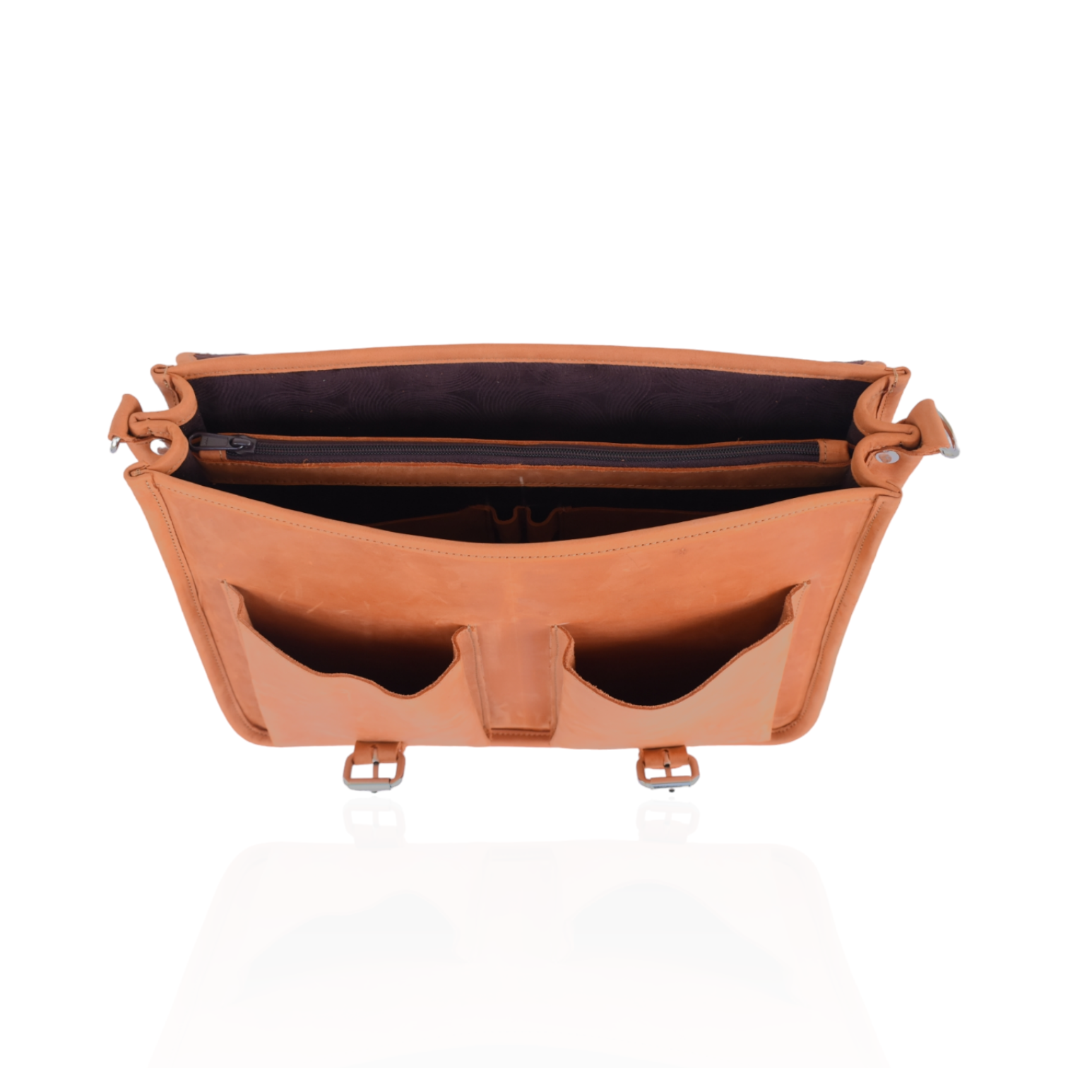 Wafula leather briefcase